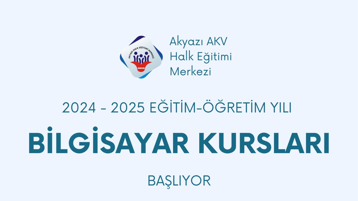 BİLGİSAYAR KURSLARI AÇILACAKTIR